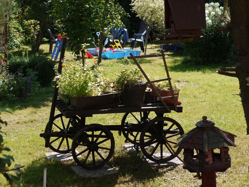Familien-Ferienwohnung Haustein Konigswalde Bagian luar foto